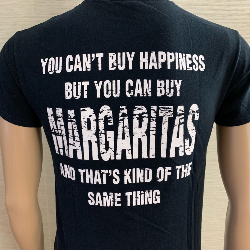 Margaritas funny graphic t-shirt SS size Small